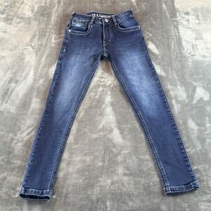 Dolce & Gabbana Womens Skinny Jeans Dark Wash Blue Denim Size 27 Mid Rise